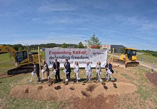 Raytheon officially launched a $115 million expansion of its Redstone Raytheon Missile Integration Facility as part of a project creating 185 jobs in Huntsville, Tuesday, April 23, 2024. Photo provided by Governor's Office/Hal Yeager