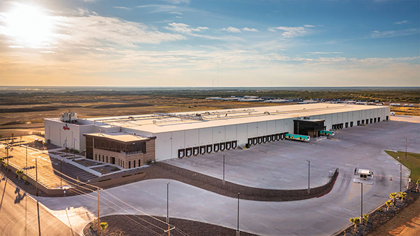 Rendering of Mission Produce facility in Laredo, Texas. Image courtesy of A M King.