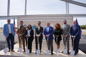 Governor Eric Holcomb, Secretary of Commerce David Rosenberg and U.S. Senator Todd Young join executives of Google to break ground on the company’s new $2 billion data center in Fort Wayne, Indiana. The company is one of four major cloud infrastructure providers to announce new data centers in Indiana in 2024, joining AWS, Meta and Microsoft. Photo provided by Indiana Economic Development Corporation